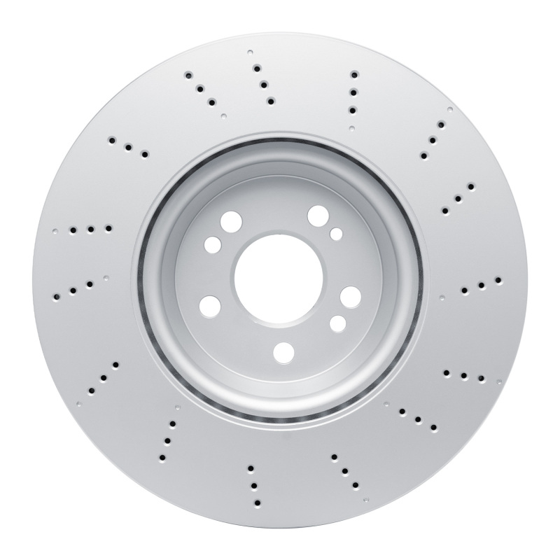 Mercedes-Benz GLE350 Brake Rotor (1) - Front - R1 Concepts - Drilled GeoSPEC Coated - `20-`23